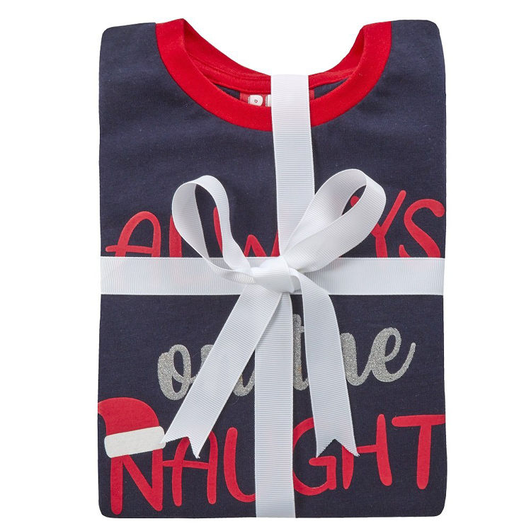 Picture of 31B1637 MENS / LADIES  CHRISTMAS LIST PYJAMA (S TO XL)